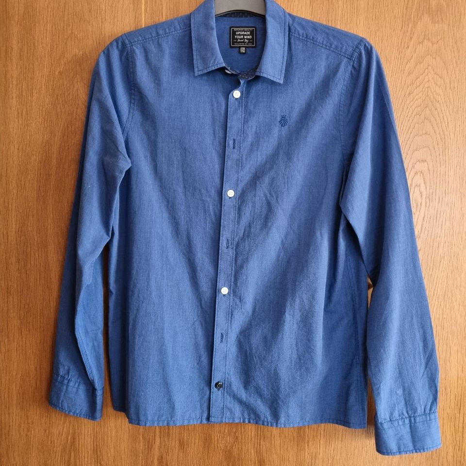 C&A leichte Hemd Gr. 170/176 in blau in Aichen