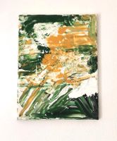 Leinwand Acryl Malerei Bild, Abstrakt, grün und gelb, Original Nordrhein-Westfalen - Jülich Vorschau