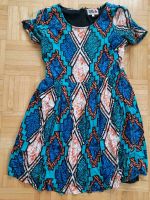 Boohoo Ethno Kleid Muster blau orange Animalprint River Island Hessen - Offenbach Vorschau