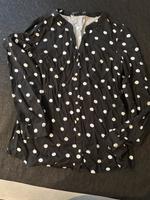 Bluse, schwarzes Hemd mit Tupfen Baumwolle Frankfurt am Main - Nordend Vorschau