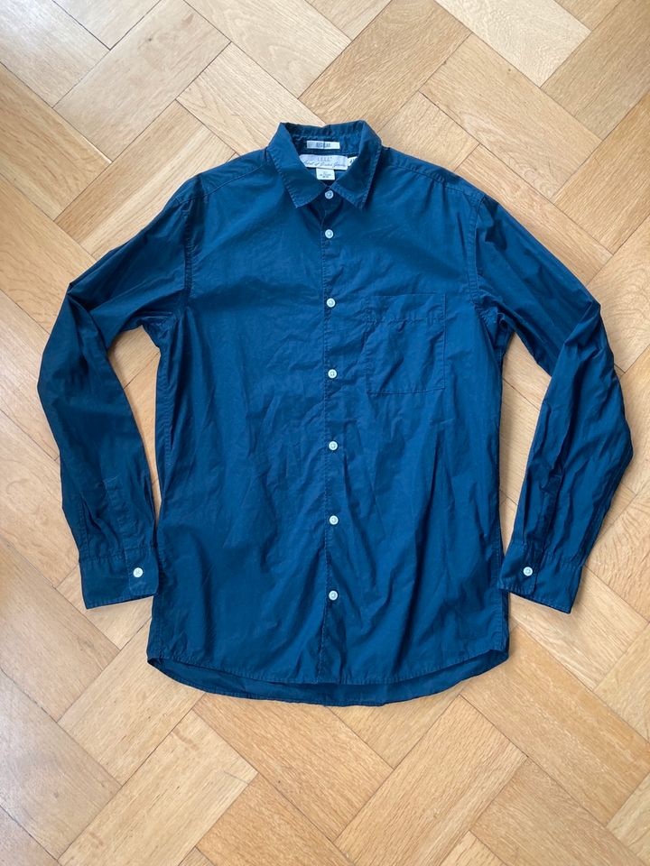 Hemd Gr. 170 /S H&M blau dunkelblau Marine navy Jugendweihe in Jena