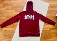 Hoodie Kapuzenpulli Sweater Jack & Jones Gr. L Weinrot Bayern - Ergolding Vorschau