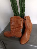 Stiefeletten Cowboy Stiefel Leder wie neu Größe 36 Nordrhein-Westfalen - Kempen Vorschau