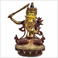 Manjushri Kupfer vergoldet 22,5cm 1,3kg Hamburg-Mitte - Hamburg Billbrook Vorschau