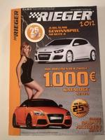 Top Rieger Tuning Katalog 2012 mit Kalender BMW Audi VW Opel Thüringen - Klettbach Vorschau