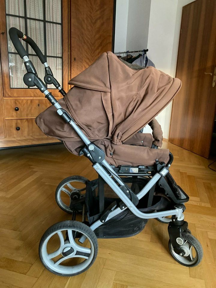 TEUTONIA „Mistral S“ Kombi-Kinderwagen in gutem Zustand in Walldorf