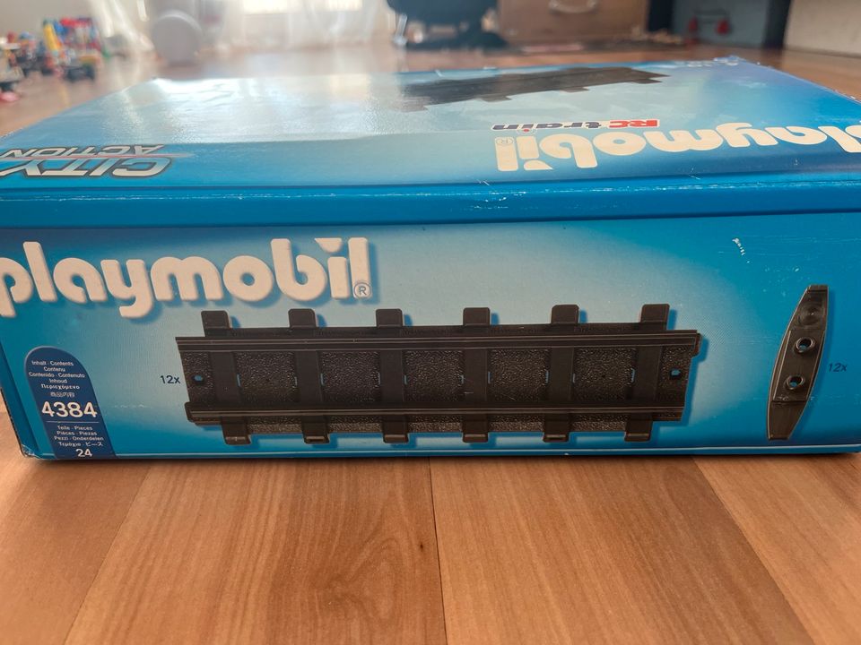 Playmobil Eisenbahn 5258 mit vielen Erweiterungen in Spalt