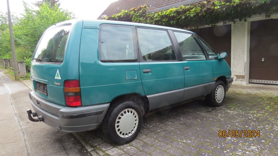 Renault Espace 1992 zum Verwerten / Ausschlachten in Weidenbach