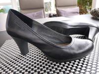Tamaris Pumps Gr. 39, Leder, schwarz, 8 cm Absatz, 2 x getragen Hessen - Herborn Vorschau
