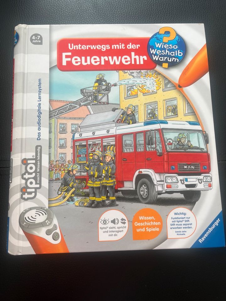 Tip Toi Buch, Feuerwehr , Wieso ,Weshalb , Warum in Herne