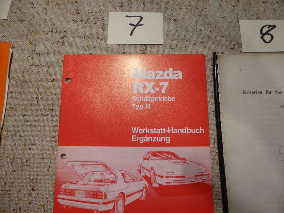 Mazda RX 7 , Original Werkstatthandbücher , siehe alle Bilder in Bückeburg