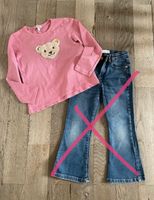 Steiff Mädchen Langarm Shirt 116/ Zara Jeans Baden-Württemberg - Albstadt Vorschau