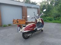 AGM Retro Roller 50ccm-45km/h*Alarmanlage*Topcase (Leder)*wie neu Duisburg - Homberg/Ruhrort/Baerl Vorschau