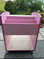 Kinderregal rollbar rosa/weiß Hessen - Weilmünster Vorschau
