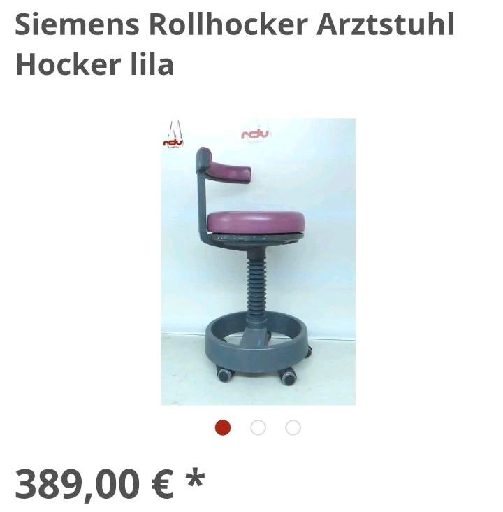 Rollhocker Siemens Arztstuhl in Hamburg