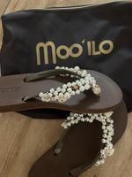 Mooilo Flip flop braun 40 Muscheln Bayern - Schwarzenfeld Vorschau