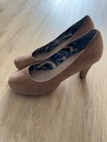 Tamaris Plateau Pumps Wildleder taupe beige Gr. 39 Dortmund - Mitte Vorschau