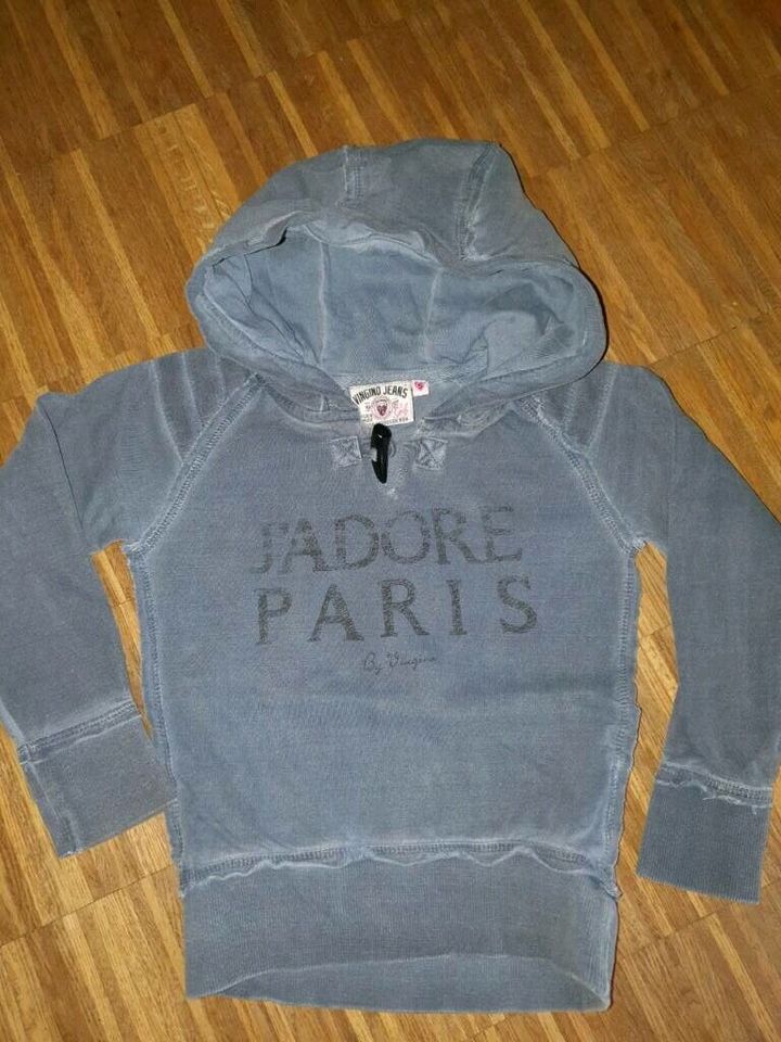 Vingino Hoodie Shirt Longsleeve J'adore Paris Gr. 6 110/ 116 in Nauheim