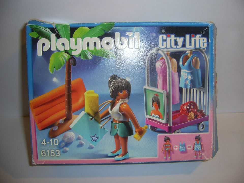 PLAYMOBIL City Life: Set 6153 Strand Shooting mit Strand Outfit. in Eggermühlen