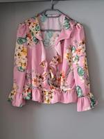 Mango süsse Bluse Wickeloptik 38 40 L Rüsche 3/4 Arm sexy Bayern - Weidenbach Vorschau