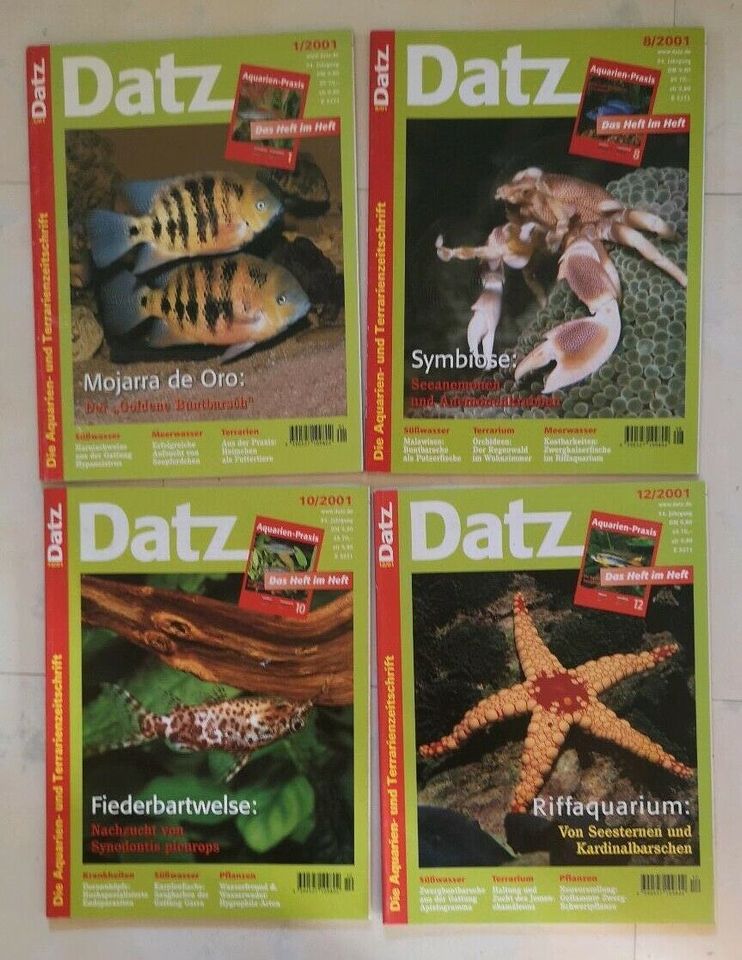 Versch. Datz Aquarien Terrarien Zeitschrift, VDA Zeitschriften in Friedland