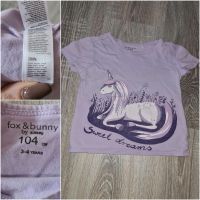 Schlafshirt tshirt schlafanzugoberteil, gr104, lila fox&bunny Bayern - Langenzenn Vorschau