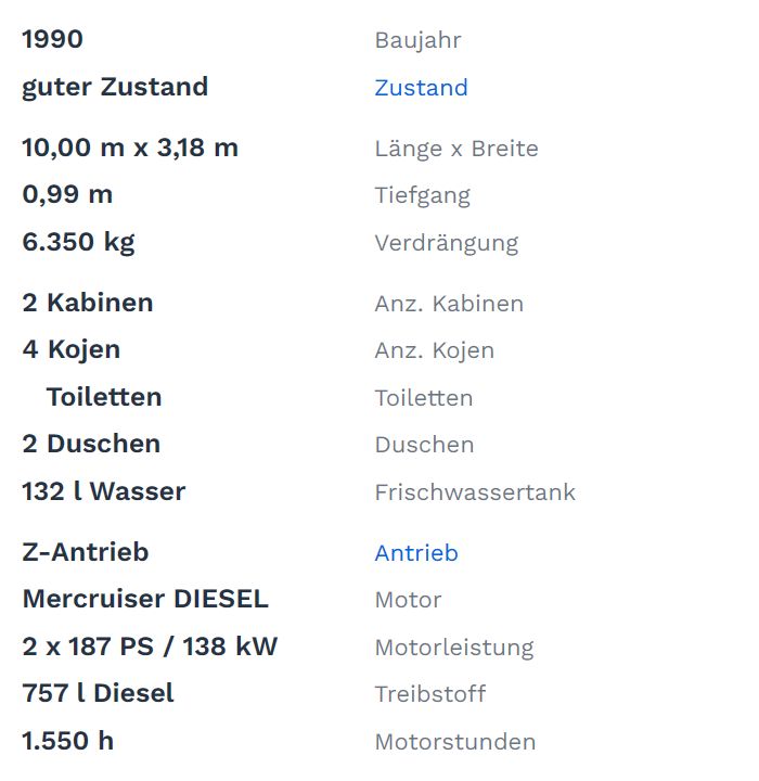 Motorboot SeaRay 310 DA Diesel in Bad Salzuflen