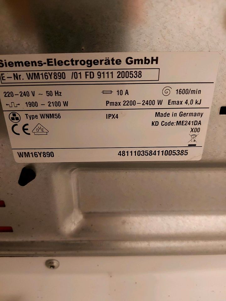 Siemens waschmaschine Extraklasse in Kamen