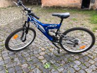 Fahrrad, 26 Zoll, blau, Shimano Gangschaltung voll gefedert Thüringen - Wallichen Vorschau