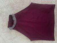 Amisu Party Shirt Glitzer weinrot/ violett Gr. S/M Hessen - Niedernhausen Vorschau