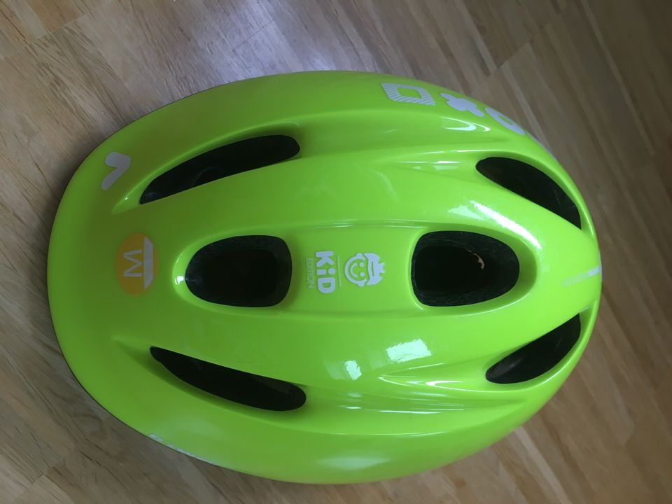 B‘twin Fahrradhelm neon gelb Gr M 52-56cm neuwertig in Göttingen