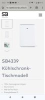 Kühlschrank, Kombination Model SB4339. Weiß.  Neu. NP 375€ Duisburg - Meiderich/Beeck Vorschau