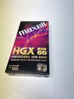 Maxel Black 60 VHS Videokassette Videokassetten 66498-300 Hessen - Weilrod  Vorschau