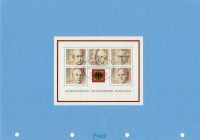 BRD Briefmarkenblock 18 Deutsche Bundespräsidenten 10.11.1982 Bayern - Münsing Vorschau