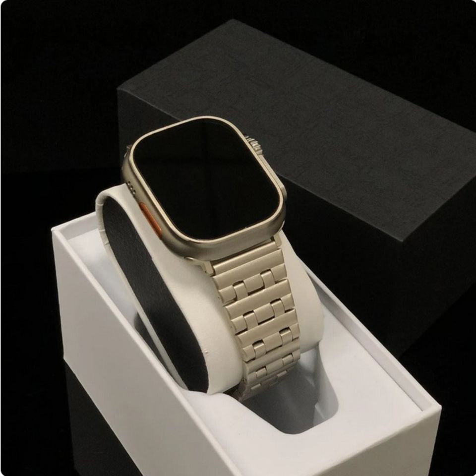 Cityteck Titaniumgold Armband Für Apple Watch Ultra 1+2+42mm 44mm in Schwerte