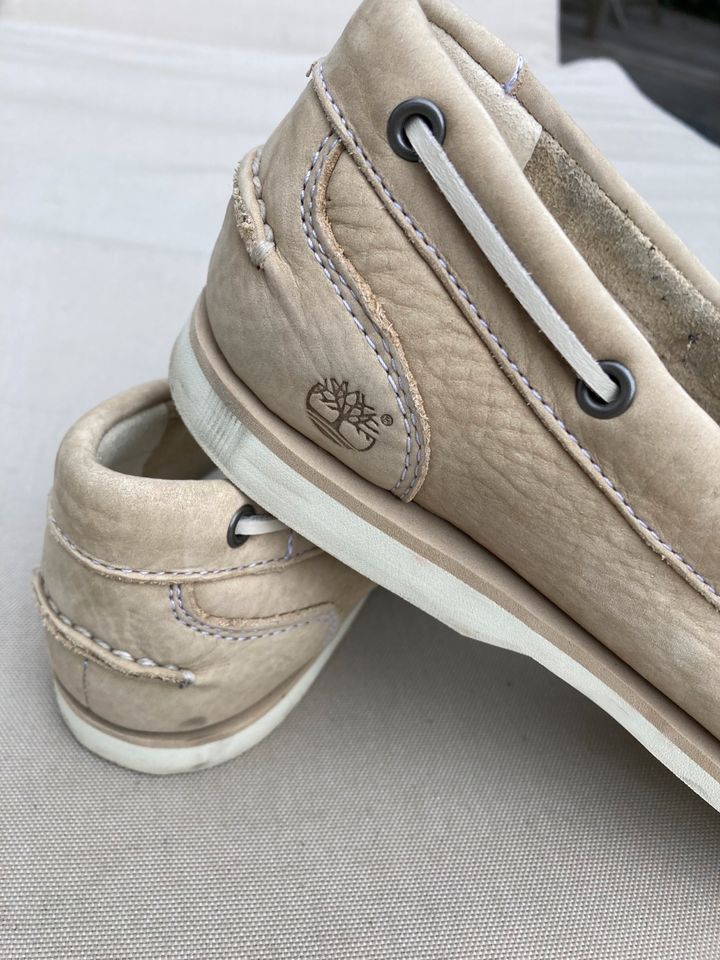 Timberland Segelschuhe Damen beige Gr. 39,5 in Aumühle bei Hamburg