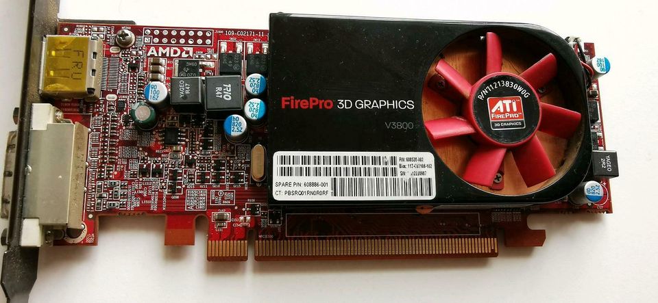 ATI FirePro V3800 Grafikarte Low Profile PCIe 16x in Chemnitz