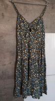 Midikleid Kleid L 40 Sommerkleid Blumen Muster blau gelb schwarz Bayern - Baiersdorf Vorschau