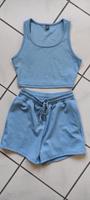 Set Shorts und Top Shein Gr. S hellblau Niedersachsen - Bad Bentheim Vorschau