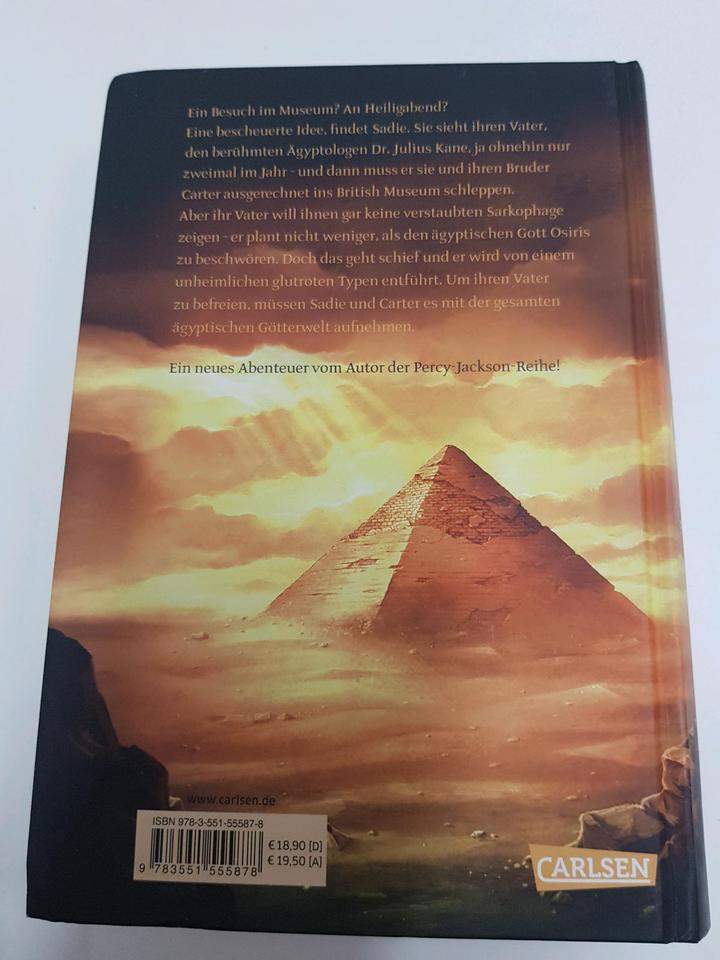 Die Kane Chroniken Band 1 Phantasie Jugendbuch  Percy Jackson in Stuttgart