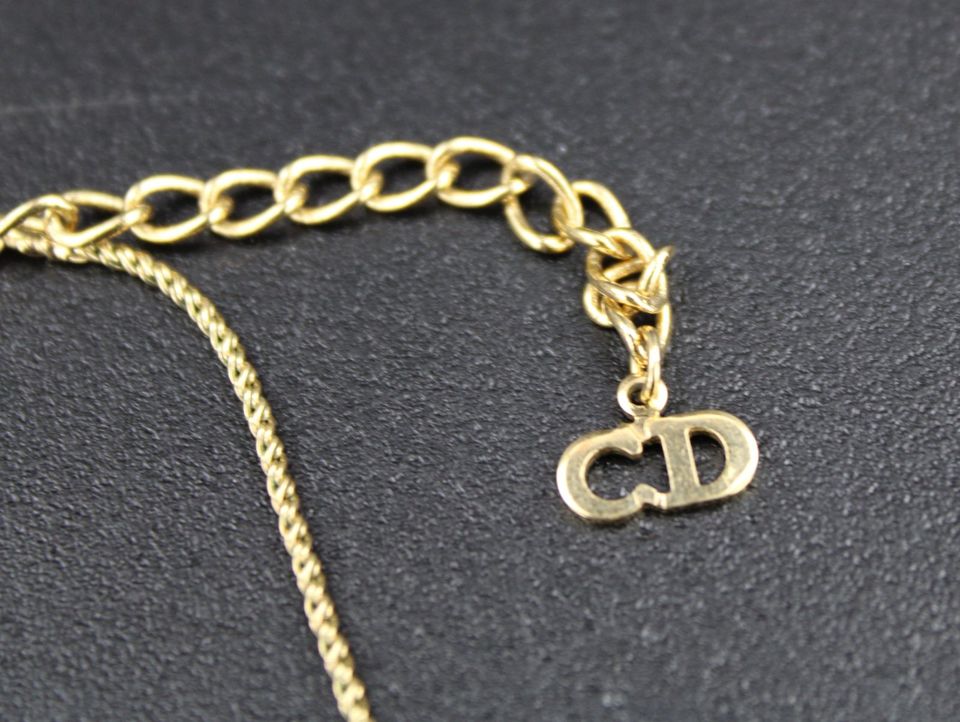 Christian Dior Kette Damen Halskette gold Vintage Designer in Duisburg