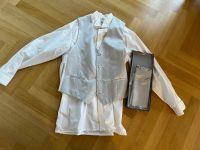 Wilvorst Hochzeit Hemd Weste Plastron weiß grau 106 44 wie Neu Brandenburg - Falkensee Vorschau