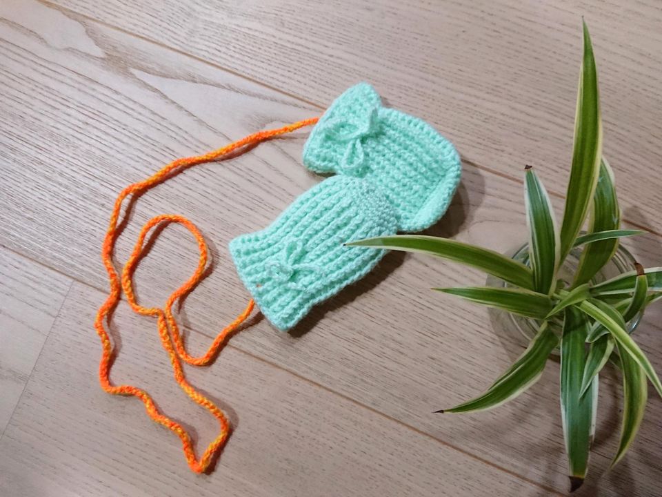 Baby Handschuhe Fäustlinge mint Handmade Gr. 56-68 in Dresden