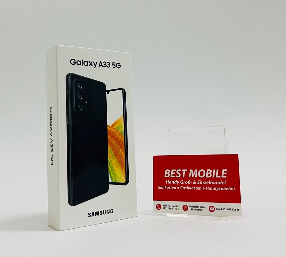 Samsung Galaxy A33 5G (128GB) A.Black |TOP|RECHNUNG|GARANTIE! in Berlin