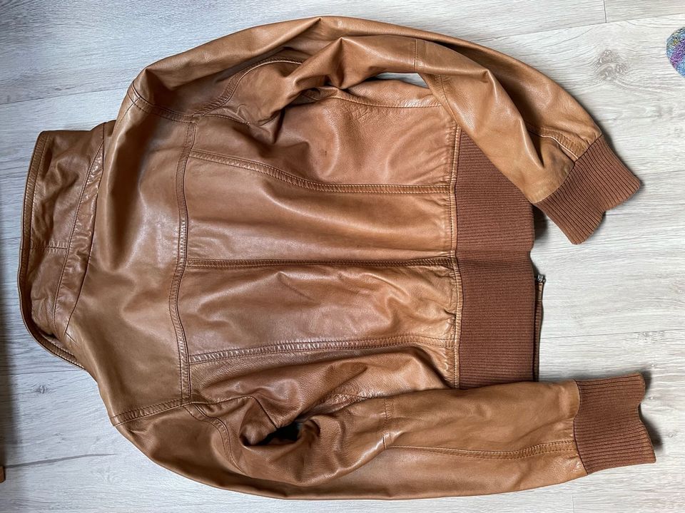 Gypsy Lederjacke Cognac Größe L in Hamburg