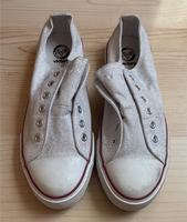 Vty Victory Sneaker Gr. 39 Weiß Glitzer ohne Schnürsenkel wNeu Hessen - Ober-Mörlen Vorschau