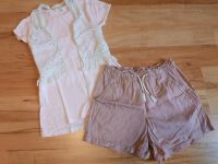 wNEU Sommer SET 140 146 H&M Zara Short Shirt Spitze TOP Brandenburg - Schönwalde-Glien Vorschau