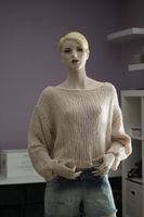 Strick Pullover oversize blush nude beige bauschige Baumwolle Niedersachsen - Lilienthal Vorschau