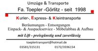 Umzüge Transporte Montagen Halteverbotsschilder Sachsen - Görlitz Vorschau