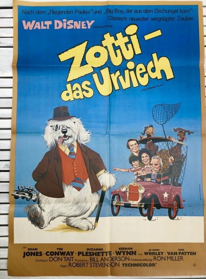Zotti das Urviech Poster Filmplakat Retro 60er 70er in Stuttgart